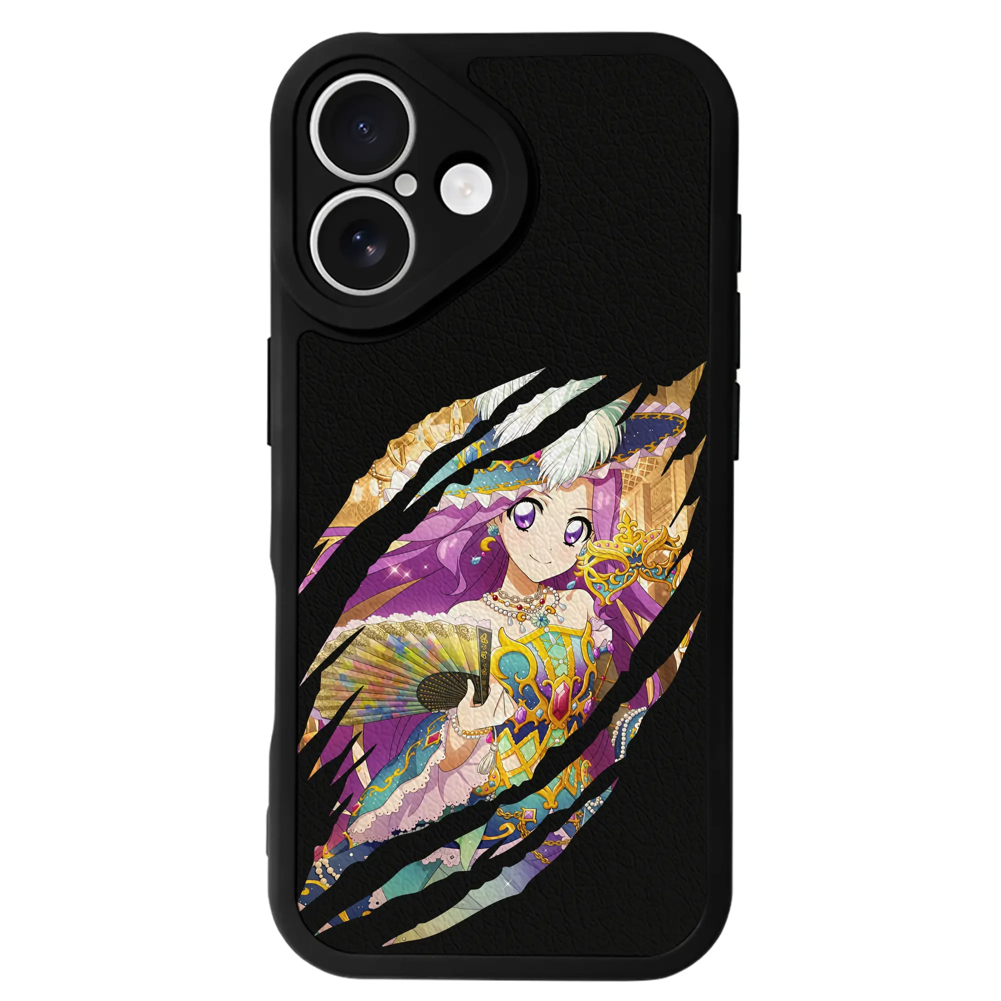 アイカツ グッズ 神崎 美月 - IPhone 16シリーズ対応 ・ シリコンスマホケース ・ レザー調 ・ 高精度フィット ・ 耐衝撃 ・ ワイヤレス充電対応 ・ 精密カット